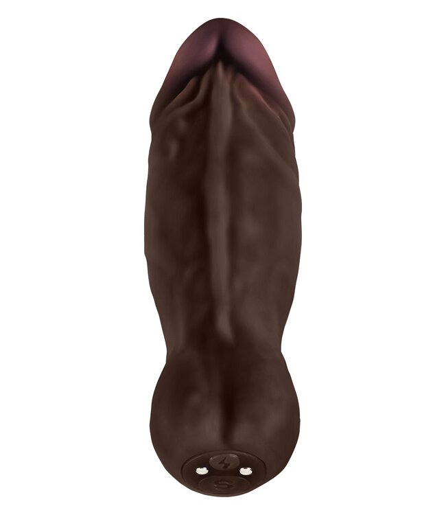 SHAFT LIQUID SILICONE VIBRATING BULLET MAHOGANY