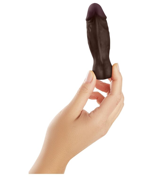 SHAFT LIQUID SILICONE VIBRATING BULLET MAHOGANY