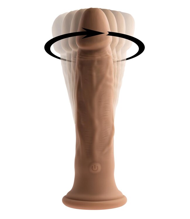 EVOLVED TWIRL JAM 9.25 INCH DARK FLESH