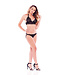 Barely Bare BARELY BARE PEEK A BOO BRALETTE SET BLACK, OS