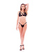 Barely Bare BARELY BARE X STRAP BRALETTE SET BLACK, OS