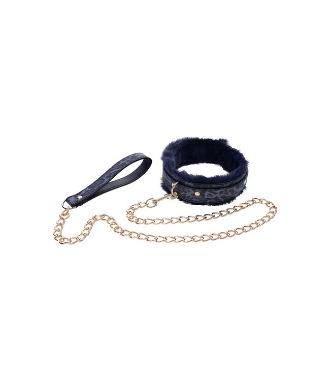 SPORTSHEETS COUGAR FUR COLLAR & LEASH