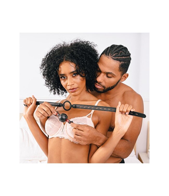 SPORTSHEETS SAFFRON INTERCHANGEABLE GAG BLACK