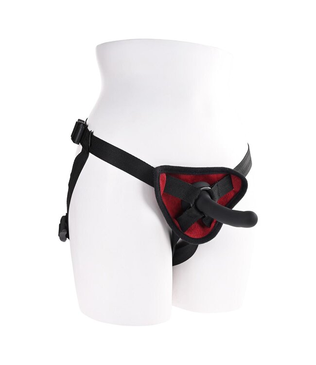 SPORTSHEETS SAFFRON SILICONE PEGGING KIT RED