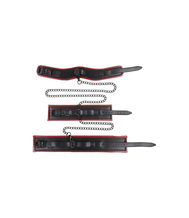 SPORTSHEETS SAFFRON CHAINED AND TAMED BLCK