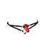 Sportsheets SPORTSHEETS MENAGE A TROIS STRAP-ON WITH DILDO RED