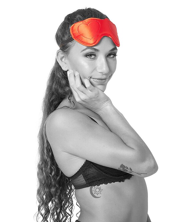 SPORTSHEETS SM AMOR BLINDFOLD RED