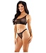BAD BITCH BLING BRALETTE & BIKINI PANTY BLACK, M/L