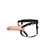 Pipedream FANTASY X-TENSIONS ELITE 8 INCH SILICONE HOLLOW STRAP-ON - DUAL DENSITY - LIGHT