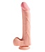 Pipedream KING COCK PLUS 12 INCH TRIPLE DENSITY COCK WITH BALLS LIGHT