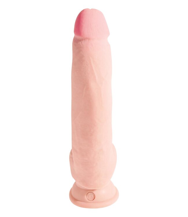 KING COCK PLUS 10 INCH TRIPLE DENSITY COCK WITH BALLS LIGHT