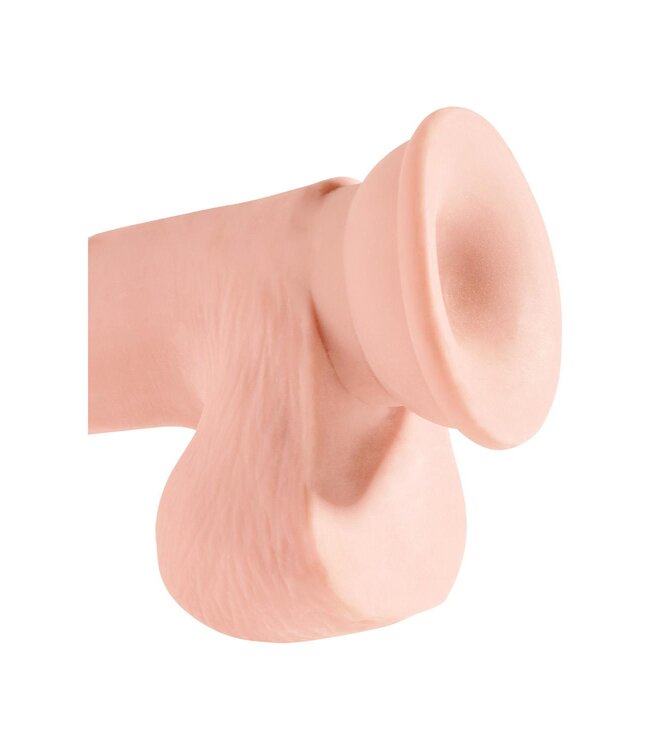 KING COCK PLUS 7.5 INCH TRIPLE DENSITY COCK WITH BALLS LIGHT