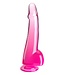 Pipedream KING COCK CLEAR 10 INCH COCK WITH BALLS PINK