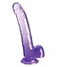Pipedream KING COCK CLEAR 9 INCH COCK WITH BALLS PURPLE