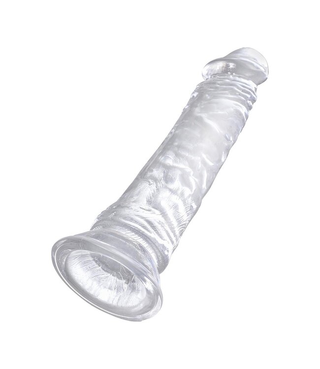 KING COCK CLEAR 8 INCH CLEAR