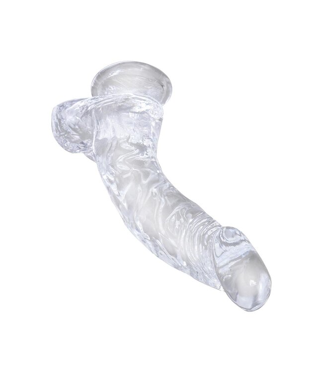 KING COCK CLEAR 7.5 INCH COCK WITH BALLS CLEAR