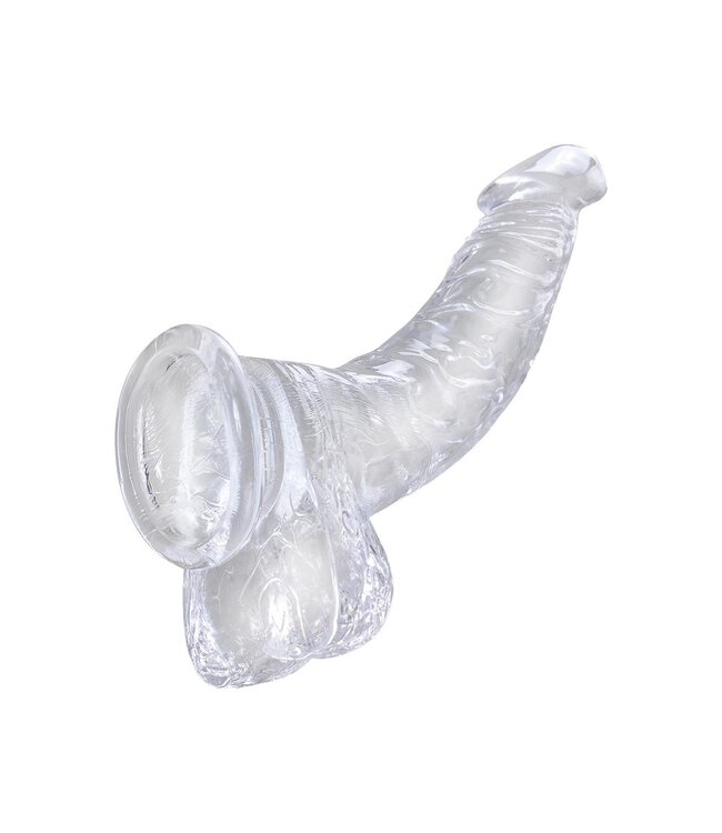 KING COCK CLEAR 7.5 INCH COCK WITH BALLS CLEAR