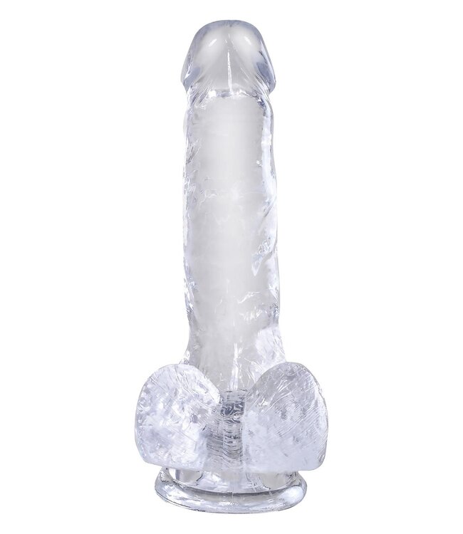 KING COCK CLEAR 6 INCH COCK WITH BALLS CLEAR