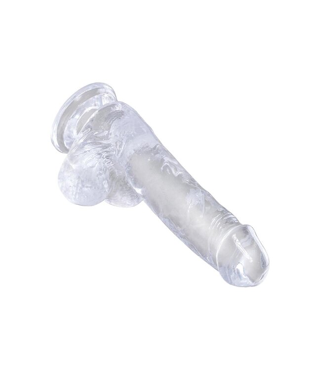 KING COCK CLEAR 6 INCH COCK WITH BALLS CLEAR