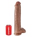 Pipedream KING COCK 15 INCH COCK WITH BALLS TAN