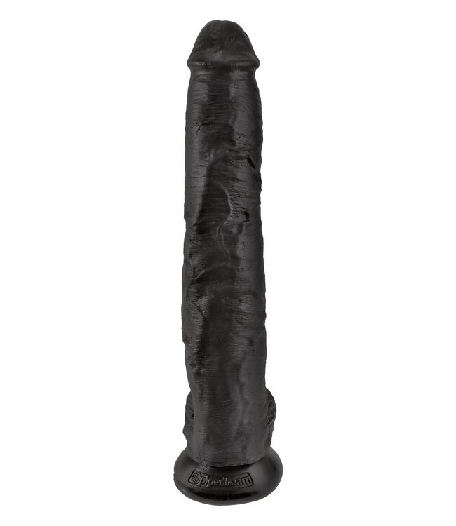 KING COCK 14 INCH COCK WITH BALLS BLACK