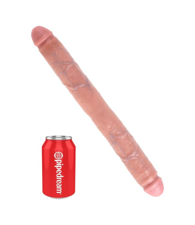 KING COCK 16 INCH THICK DOUBLE DILDO LIGHT