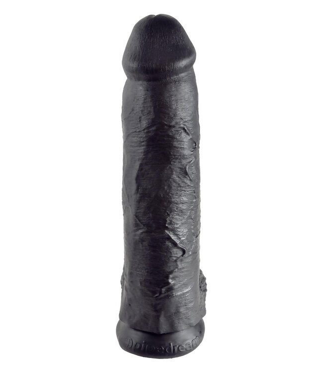 KING COCK 12 INCH COCK WITH BALLS BLACK
