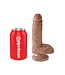 Pipedream KING COCK 7 INCH COCK WITH BALLS TAN