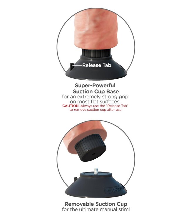 KING COCK 9 INCH VIBRATING COCK WITH BALLS LIGHT