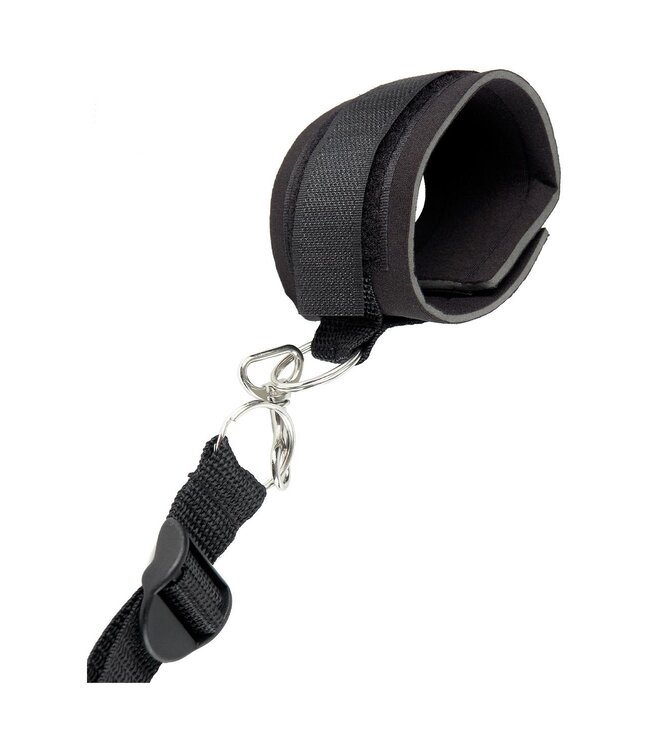 FETISH FANTASY SERIES LIMITED EDITION WRAPAROUND MATTRESS RESTRAINTS BLACK