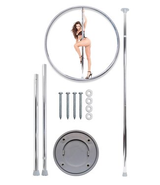 Pipedream FETISH FANTASY SERIES FANTASY DANCE POLE SILVER