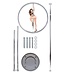 Pipedream FETISH FANTASY SERIES FANTASY DANCE POLE SILVER