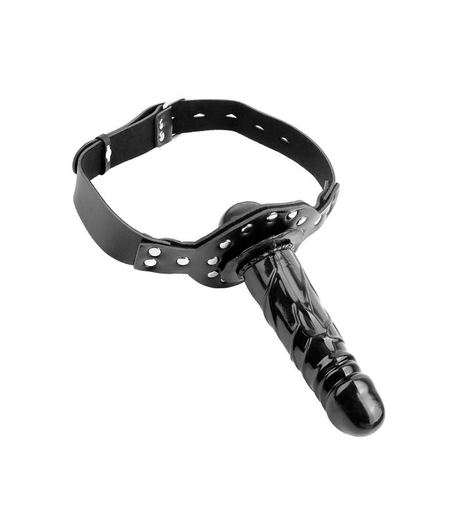FETISH FANTASY SERIES DELUXE BALL GAG WITH DILDO BLACK