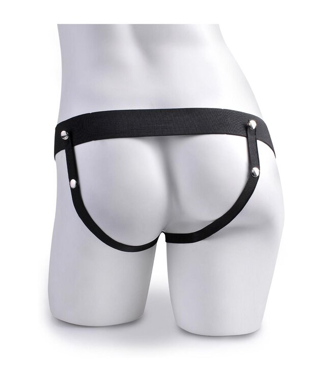 FETISH FANTASY SERIES 7 INCH SQUIRTING HOLLOW STRAP-ON LIGHT