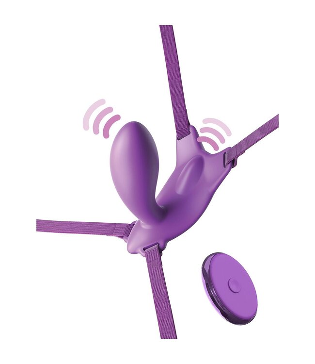 FANTASY FOR HER ULTIMATE G-SPOT BUTTERFLY STRAP-ON PURPLE
