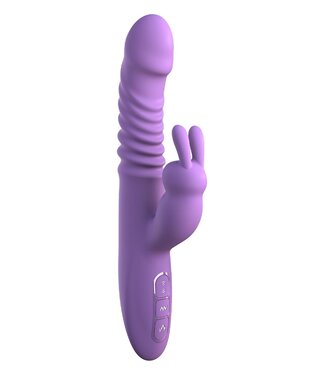 Pipedream FANTASY FOR HER HER THRUSTING SILICONE RABBIT PURPLE