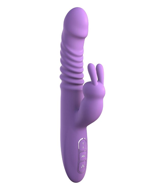 FANTASY FOR HER HER THRUSTING SILICONE RABBIT PURPLE