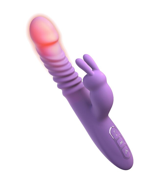 FANTASY FOR HER HER THRUSTING SILICONE RABBIT PURPLE