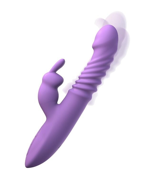 FANTASY FOR HER HER THRUSTING SILICONE RABBIT PURPLE