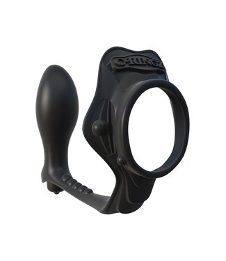 Pipedream FANTASY C-RINGZ ROCK HARD ASS-GASM BLACK