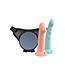 Pipedream DILLIO PLATINUM DILLIO PLATINUM BODY DOCK SE FANTASY KIT 6 INCH AND 7 INCH PEACH