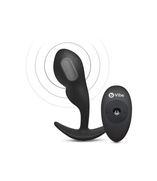 B-Vibe B-VIBE REMOTE CONTROL P-SPOT SNUG PLUG 145GR BLACK