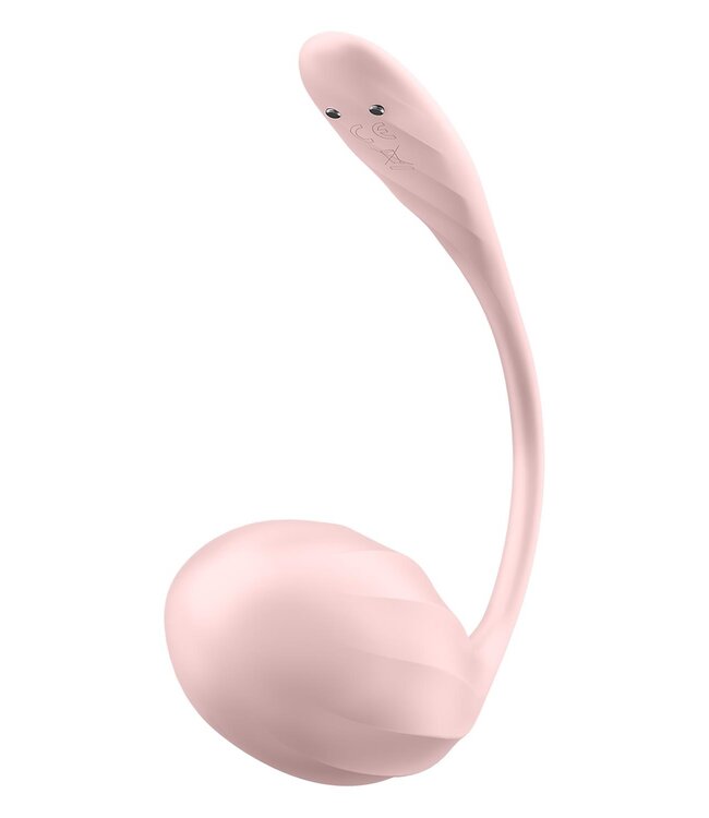 SATISFYER RIBBED PETAL CONNECT APP ROSE