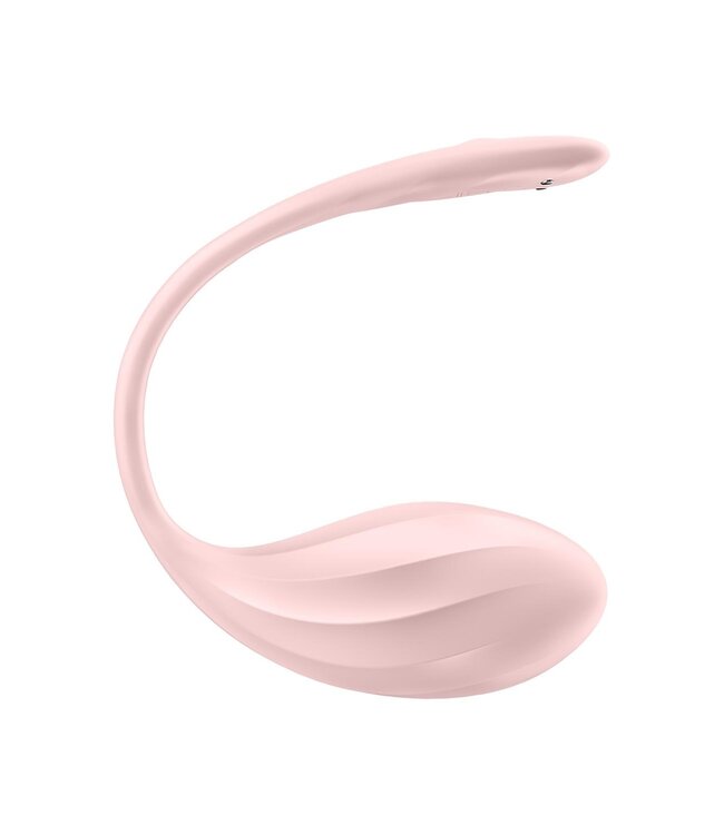 SATISFYER RIBBED PETAL CONNECT APP ROSE