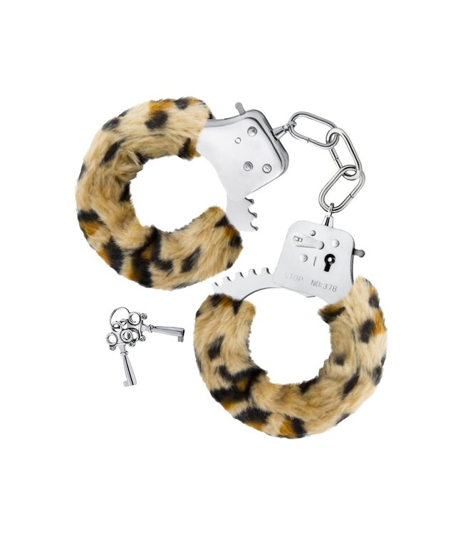 TEMPTASIA BEGINNER CUFFS LEOPARD