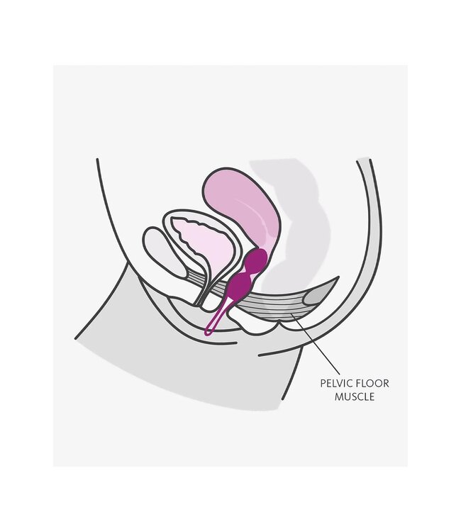 FUN FACTORY SMARTBALLS DUO WHITE&GRAPE