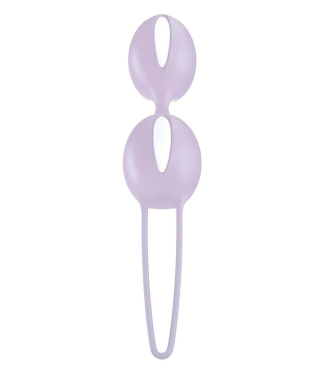 FUN FACTORY SMARTBALLS DUO WHITE&PASTEL LILAC