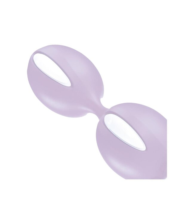 FUN FACTORY SMARTBALLS DUO WHITE&PASTEL LILAC