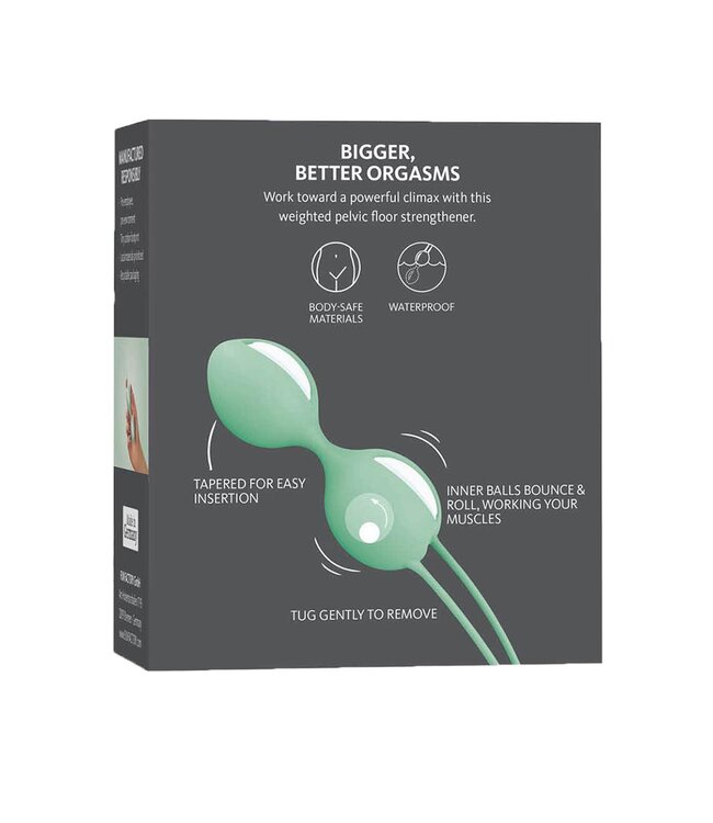 FUN FACTORY SMARTBALLS DUO WHITE&PISTACHIO