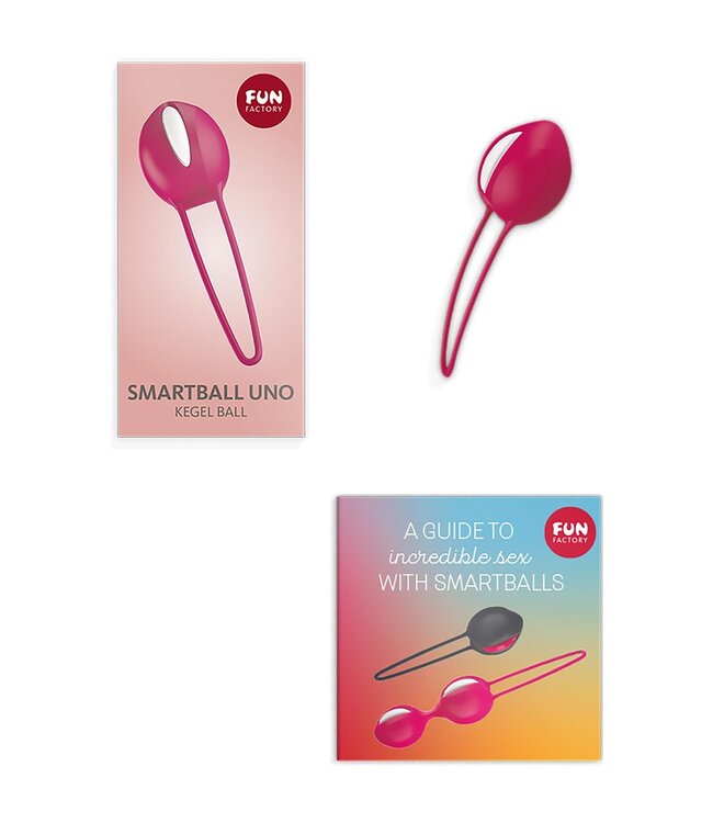 FUN FACTORY SMARTBALL UNO WHITE&INDIA RED